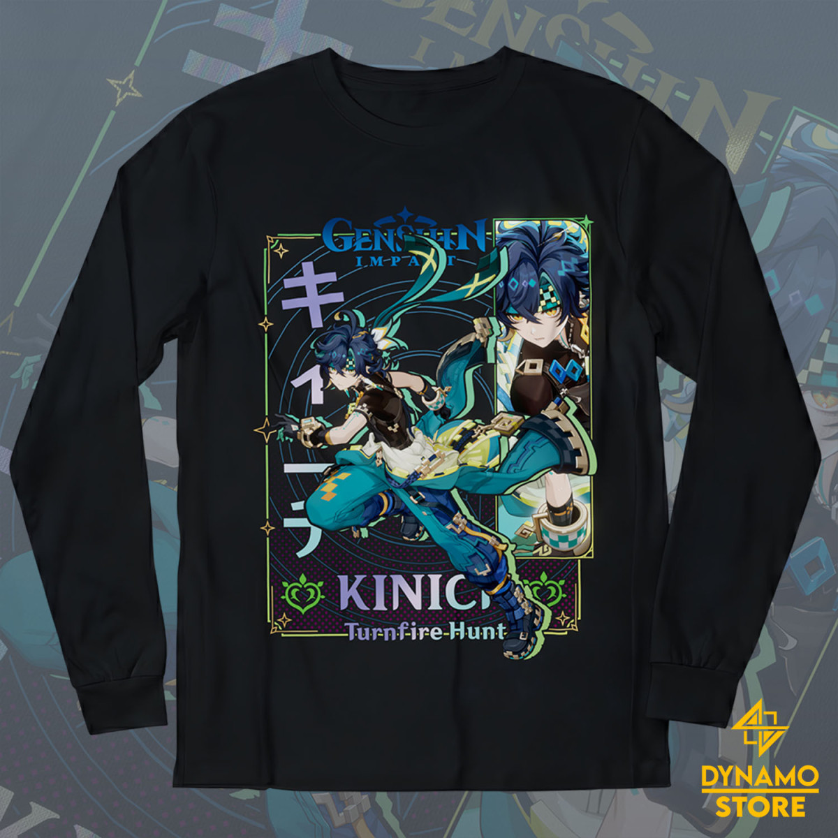 Kinich - Genshin Impact - Polera Manga Larga - MYTHRIL PRINT