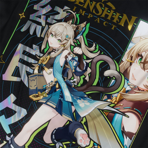 Kirara - Genshin Impact - Polera Holográfica - MYTHRIL PRINT