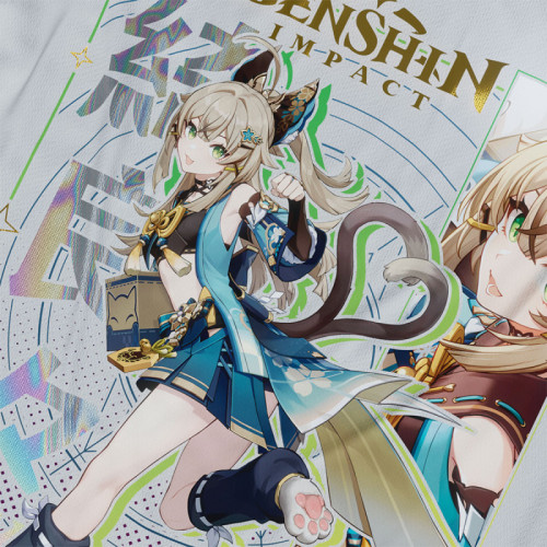 Kirara - Genshin Impact - Polera Holográfica - MYTHRIL PRINT