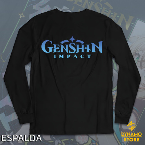 Kirara - Genshin Impact - Polera Manga Larga Holográfica - MYTHRIL PRINT