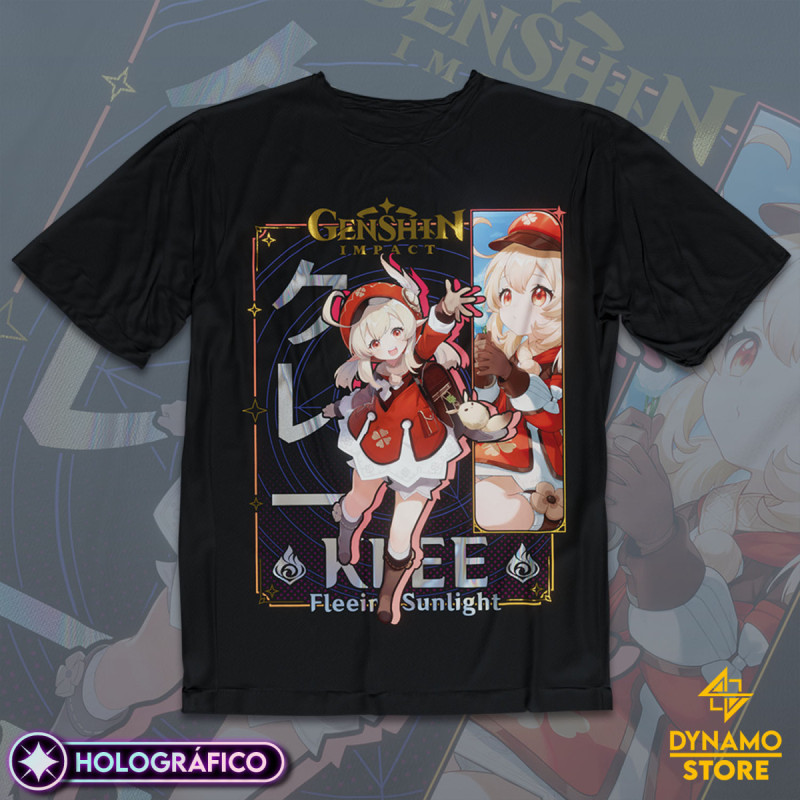 Klee - Genshin Impact - Polera Holográfica - MYTHRIL PRINT