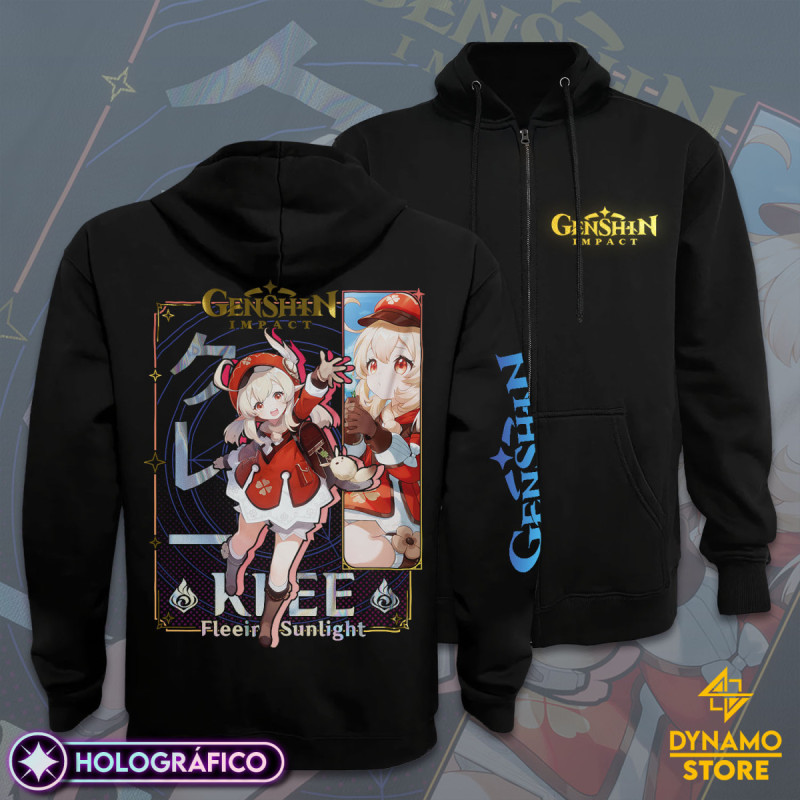 Klee - Genshin Impact - Poleron Holográfica - MYTHRIL PRINT