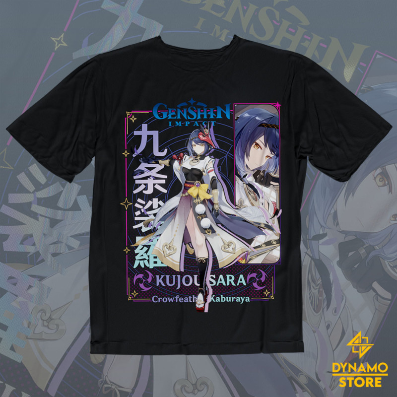 Kujou-Sara - Genshin Impact - Polera - MYTHRIL PRINT