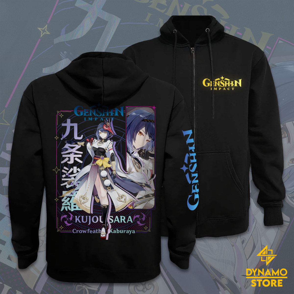 Kujou-Sara - Genshin Impact - Poleron - MYTHRIL PRINT