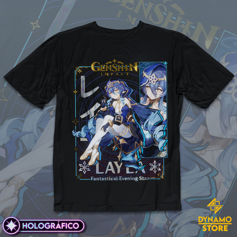 Laila - Genshin Impact - Polera Holográfica - MYTHRIL PRINT