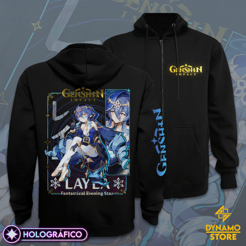 Laila - Genshin Impact - Poleron Holográfica - MYTHRIL PRINT