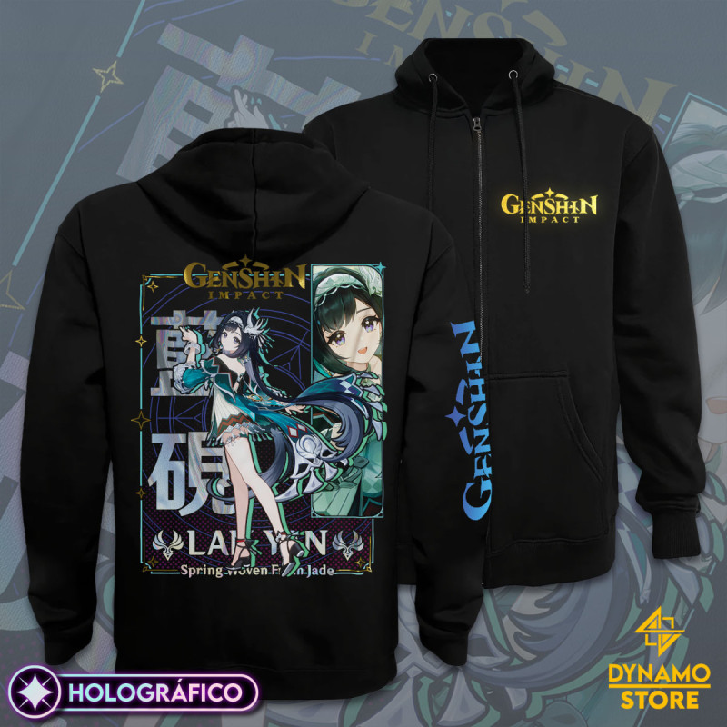 Lan Yan - Genshin Impact - Poleron Holográfica - MYTHRIL PRINT