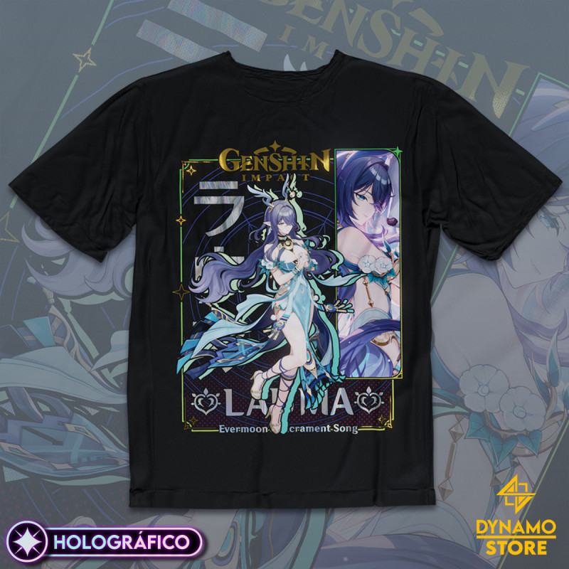 Lauma - Genshin Impact - Polera Holográfica - MYTHRIL PRINT