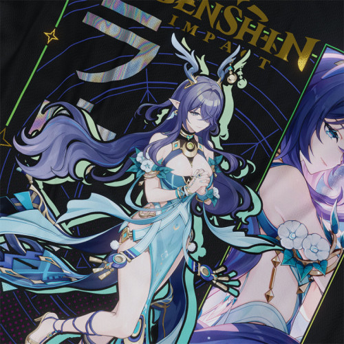 Lauma - Genshin Impact - Polera Holográfica - MYTHRIL PRINT