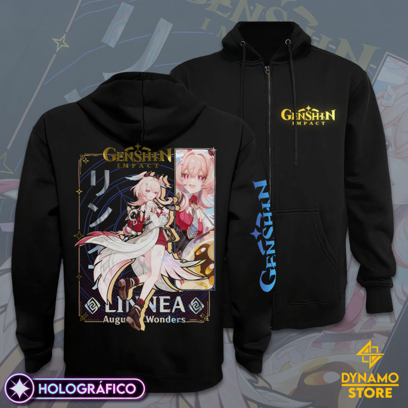 Linnea - Genshin Impact - Poleron Holográfica - MYTHRIL PRINT