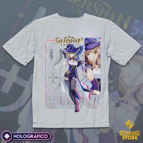 Lisa - Genshin Impact - Polera Holográfica - MYTHRIL PRINT