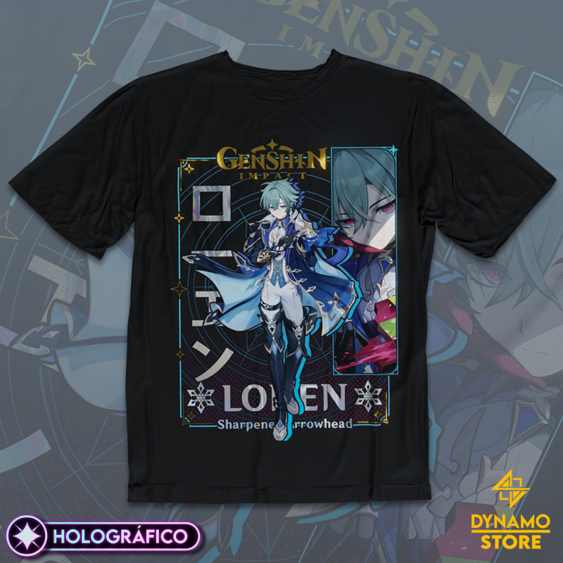 Lohen - Genshin Impact - Polera Holográfica - MYTHRIL PRINT