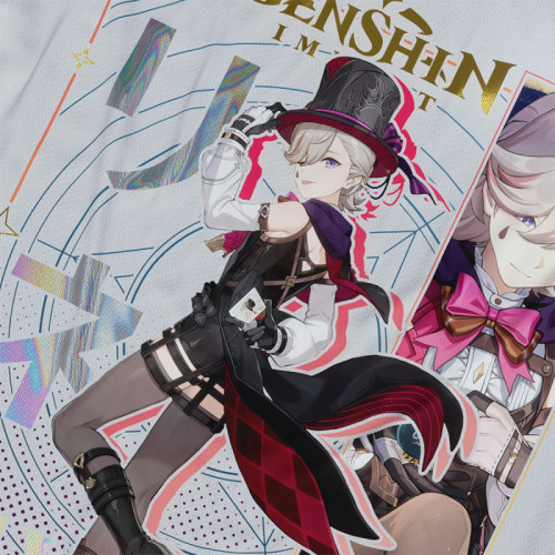 Lyney - Genshin Impact - Polera Holográfica - MYTHRIL PRINT