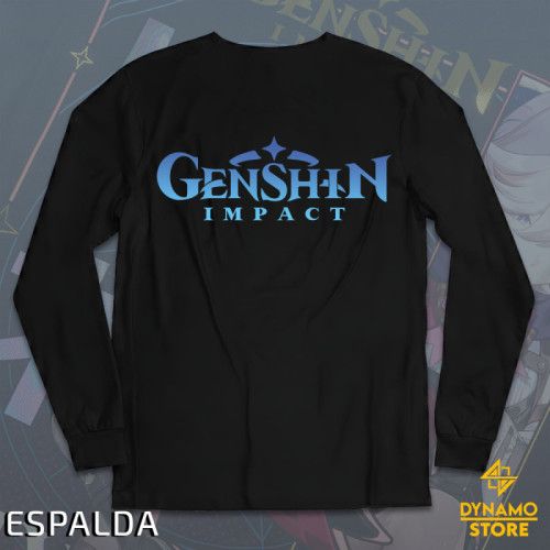 Lyney - Genshin Impact - Polera Manga Larga Holográfica - MYTHRIL PRINT