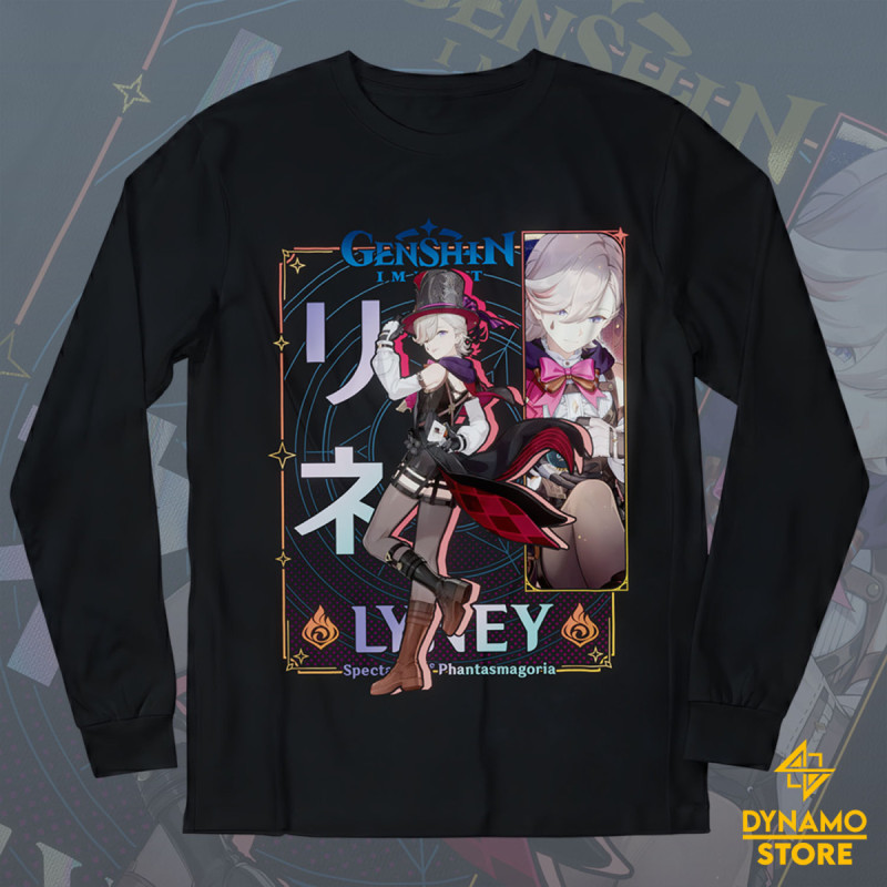 Lyney - Genshin Impact - Polera Manga Larga - MYTHRIL PRINT