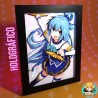 Aqua, KONOSUBA - Cuadro 3D