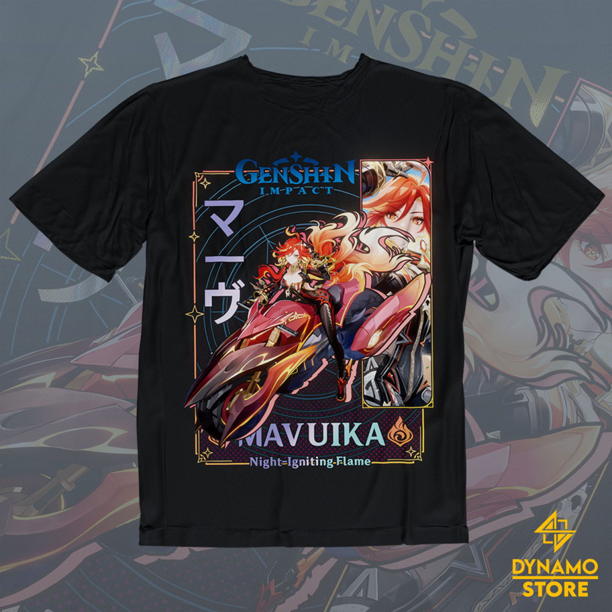 Mavuika - Genshin Impact - Polera - MYTHRIL PRINT