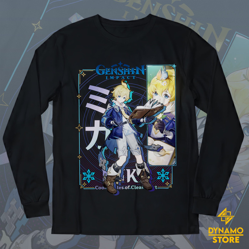 Mika - Genshin Impact - Polera Manga Larga - MYTHRIL PRINT