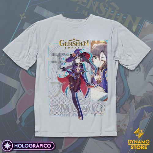 Mona - Genshin Impact - Polera Holográfica - MYTHRIL PRINT