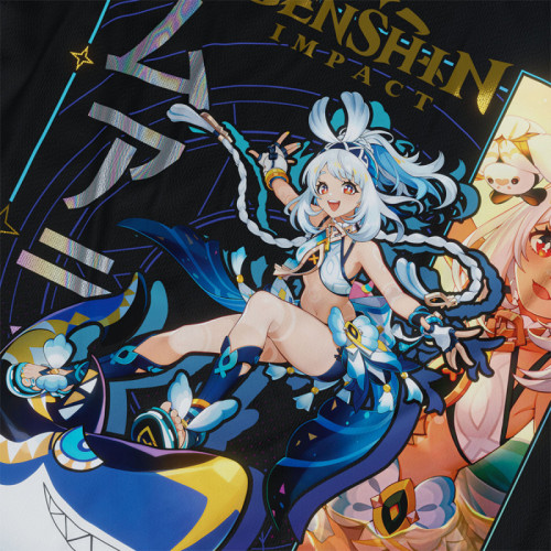 Mualani - Genshin Impact - Polera Holográfica - MYTHRIL PRINT