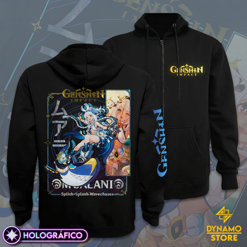 Mualani - Genshin Impact - Poleron Holográfica - MYTHRIL PRINT