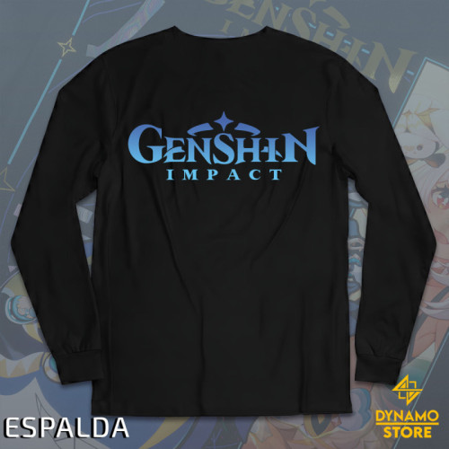 Mualani - Genshin Impact - Polera Manga Larga Holográfica - MYTHRIL PRINT