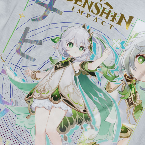 Nahida - Genshin Impact - Polera Holográfica - MYTHRIL PRINT