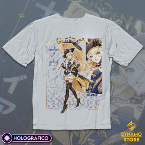Navia - Genshin Impact - Polera Holográfica - MYTHRIL PRINT
