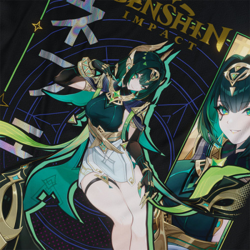Nefer - Genshin Impact - Polera Holográfica - MYTHRIL PRINT