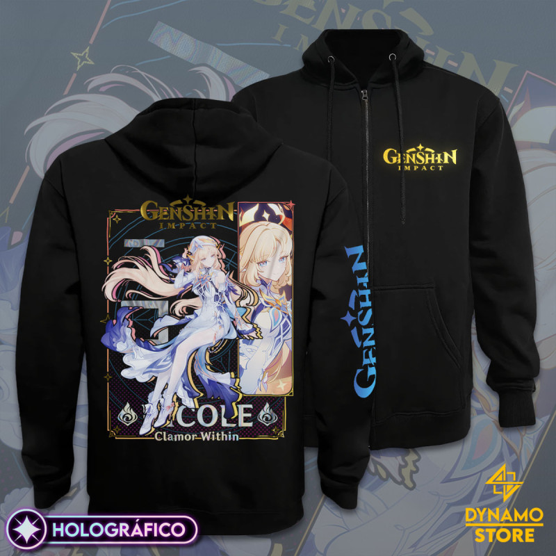 Nicole - Genshin Impact - Poleron Holográfica - MYTHRIL PRINT