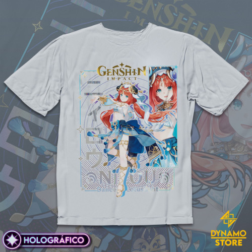 Nilou - Genshin Impact - Polera Holográfica - MYTHRIL PRINT