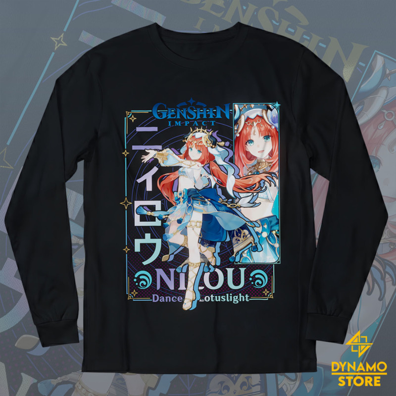 Nilou - Genshin Impact - Polera Manga Larga - MYTHRIL PRINT