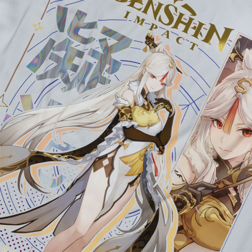 Ninguang - Genshin Impact - Polera Holográfica - MYTHRIL PRINT
