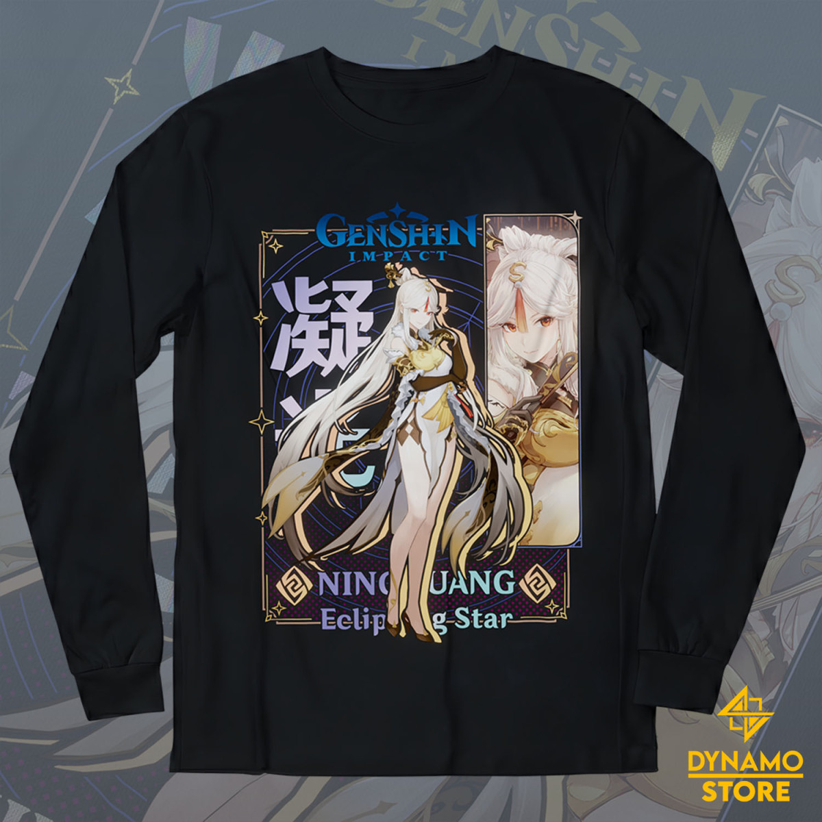 Ninguang - Genshin Impact - Polera Manga Larga - MYTHRIL PRINT