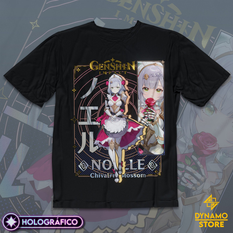 Noelle - Genshin Impact - Polera Holográfica - MYTHRIL PRINT