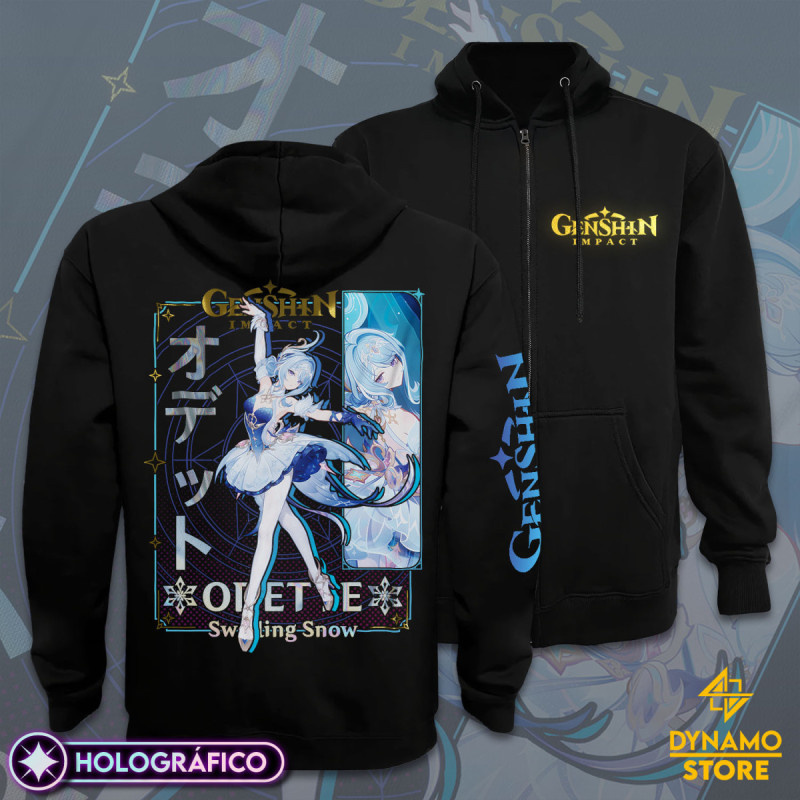 Odette - Genshin Impact - Poleron Holográfica - MYTHRIL PRINT