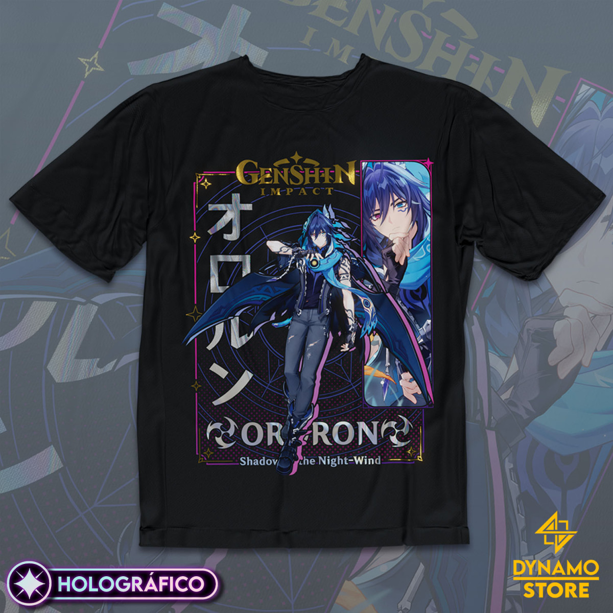 Ororon - Genshin Impact - Polera Holográfica - MYTHRIL PRINT