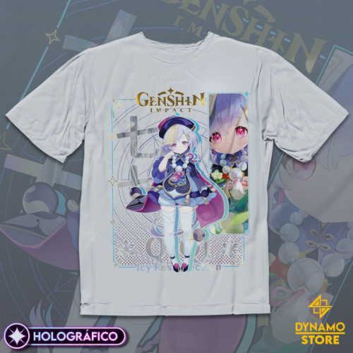 Qiqi - Genshin Impact - Polera Holográfica - MYTHRIL PRINT