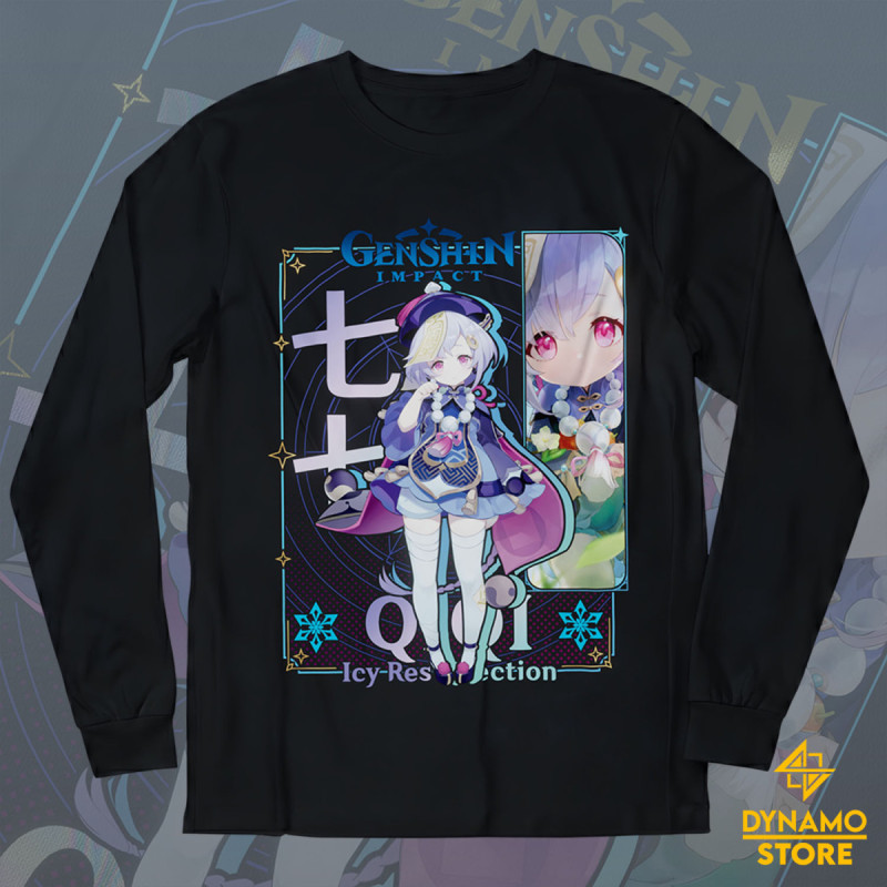 Qiqi - Genshin Impact - Polera Manga Larga - MYTHRIL PRINT