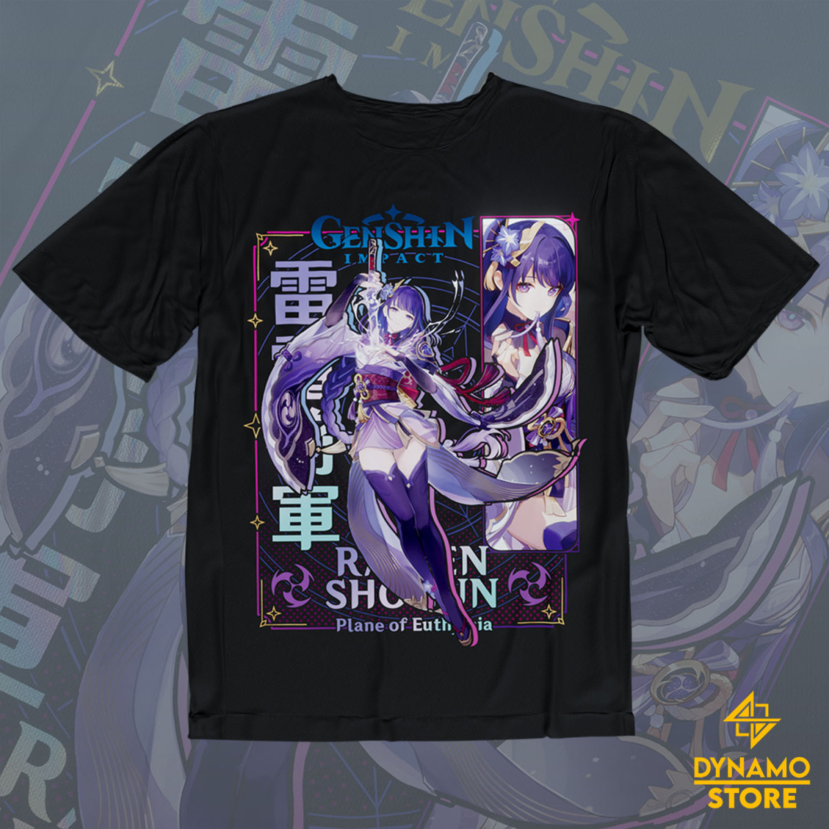 Raiden Shogun - Genshin Impact - Polera - MYTHRIL PRINT