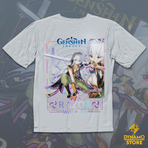 Razor - Genshin Impact - Polera - MYTHRIL PRINT