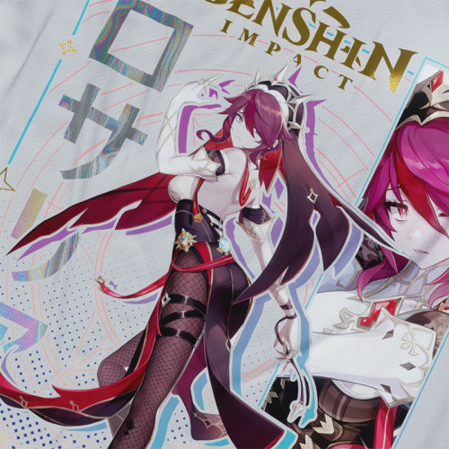 Rosaria - Genshin Impact - Polera Holográfica - MYTHRIL PRINT