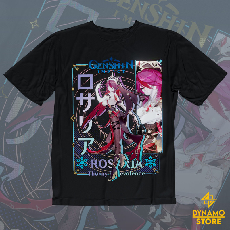 Rosaria - Genshin Impact - Polera - MYTHRIL PRINT