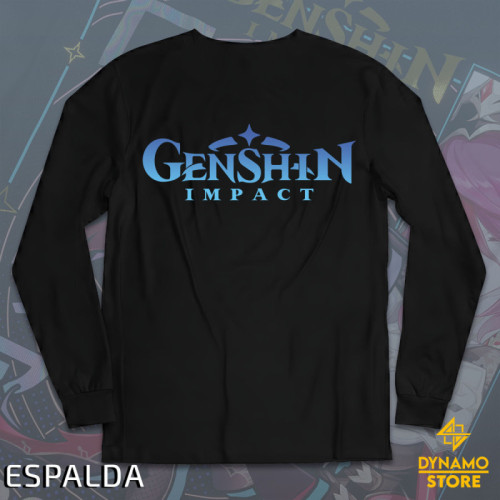 Rosaria - Genshin Impact - Polera Manga Larga Holográfica - MYTHRIL PRINT