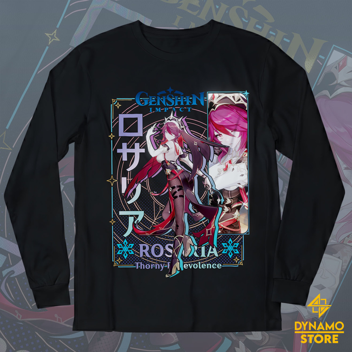 Rosaria - Genshin Impact - Polera Manga Larga - MYTHRIL PRINT