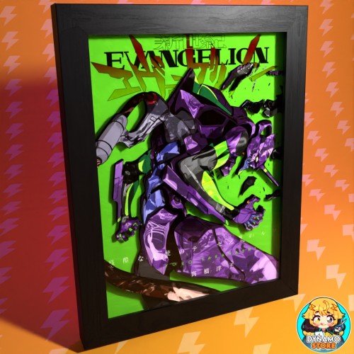 EVA01, Neon Genesis Evangelion - Cuadro 3D