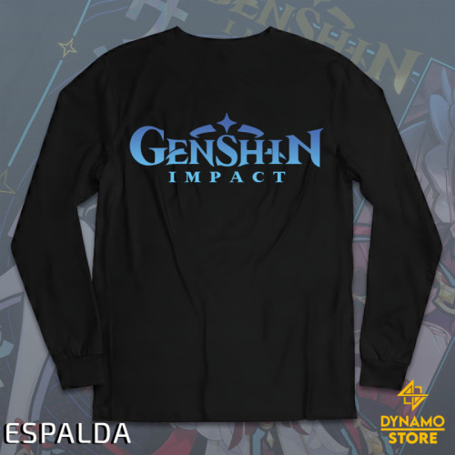 Sandrone - Genshin Impact - Polera Manga Larga Holográfica - MYTHRIL PRINT