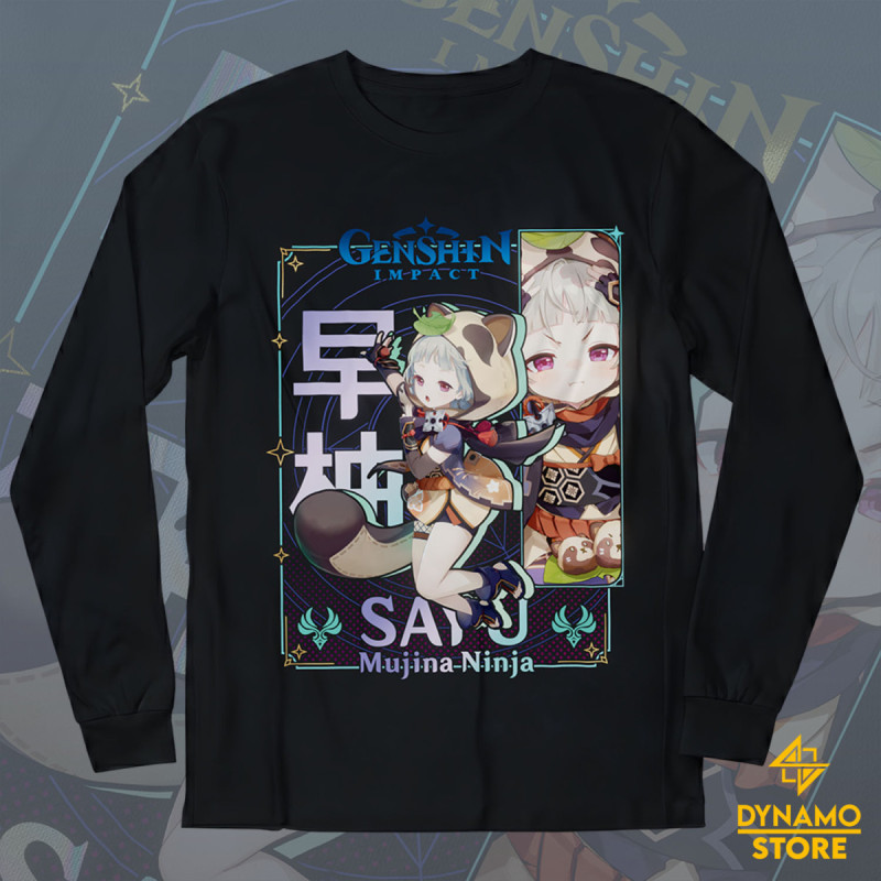 Sayu - Genshin Impact - Polera Manga Larga - MYTHRIL PRINT