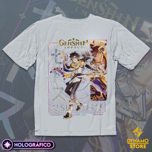 Sethos - Genshin Impact - Polera Holográfica - MYTHRIL PRINT