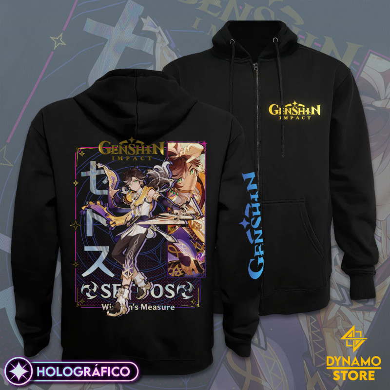 Sethos - Genshin Impact - Poleron Holográfica - MYTHRIL PRINT